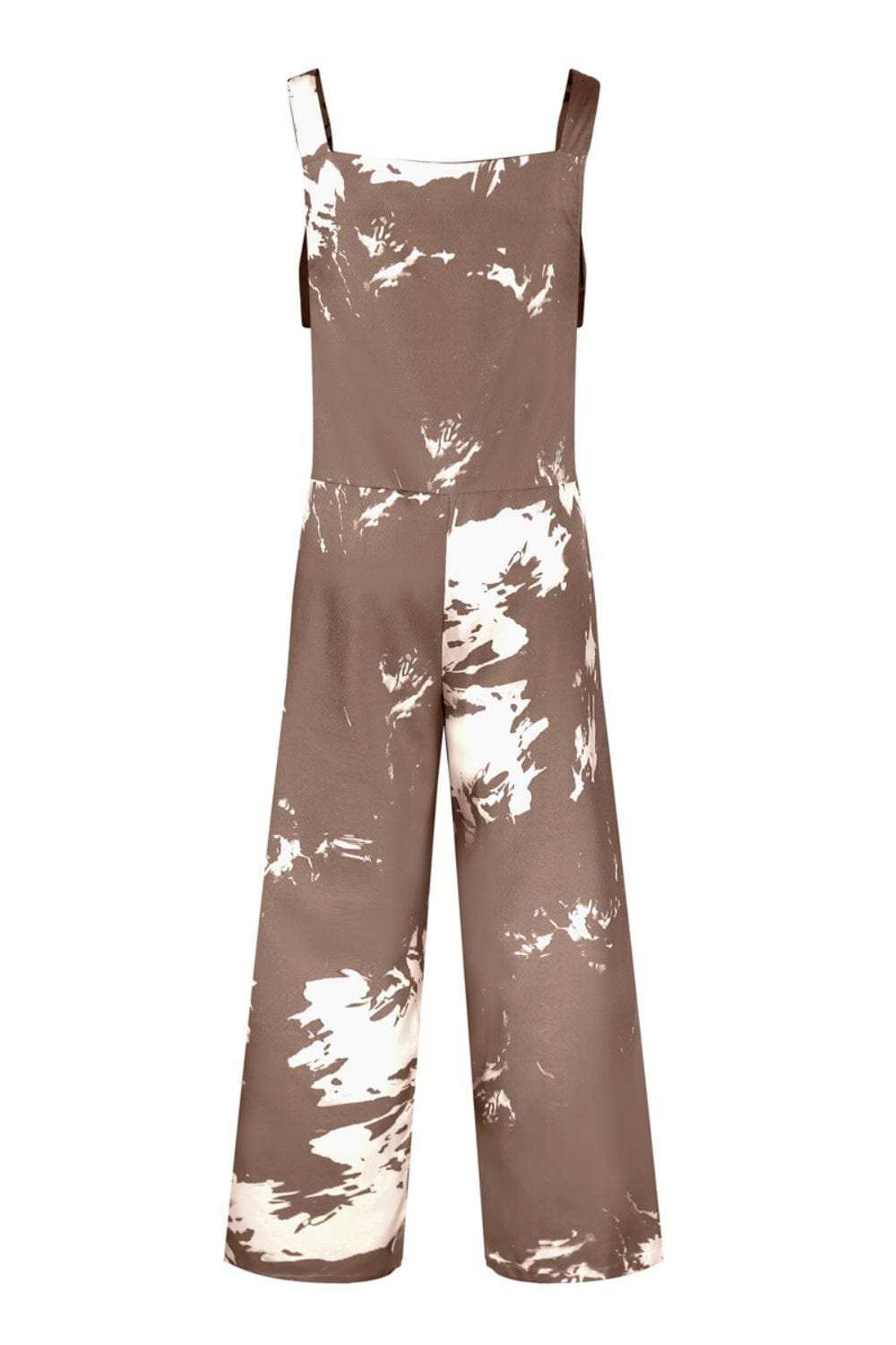 Pocketed Tie-Dye Wide Strap Overalls - Trendsi - Flyclothing LLC