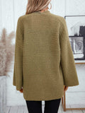Open Front Long Sleeve Cardigan - Trendsi - Flyclothing LLC