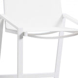 28" White Stainless Steel Counter Height Bar Chair - Homeroots - Flyclothing LLC