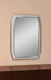 49" Taupe Abstract Glass Framed Accent Mirror - Homeroots - Flyclothing LLC