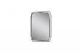 49" Taupe Abstract Glass Framed Accent Mirror - Homeroots - Flyclothing LLC