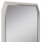49" Taupe Abstract Glass Framed Accent Mirror - Homeroots - Flyclothing LLC