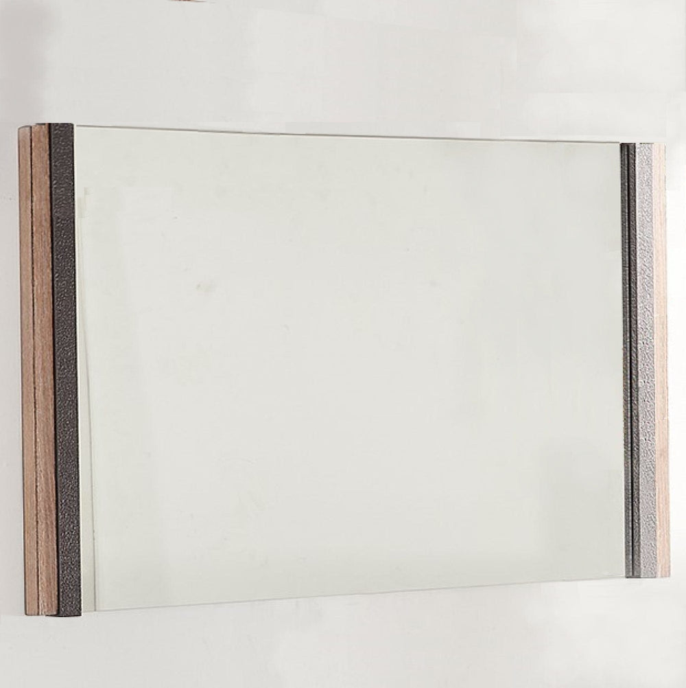 35" Natural Framed Accent Mirror - Homeroots - Flyclothing LLC