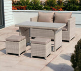 50" Beige Glass And Iron Coffee Table - Homeroots - Flyclothing LLC