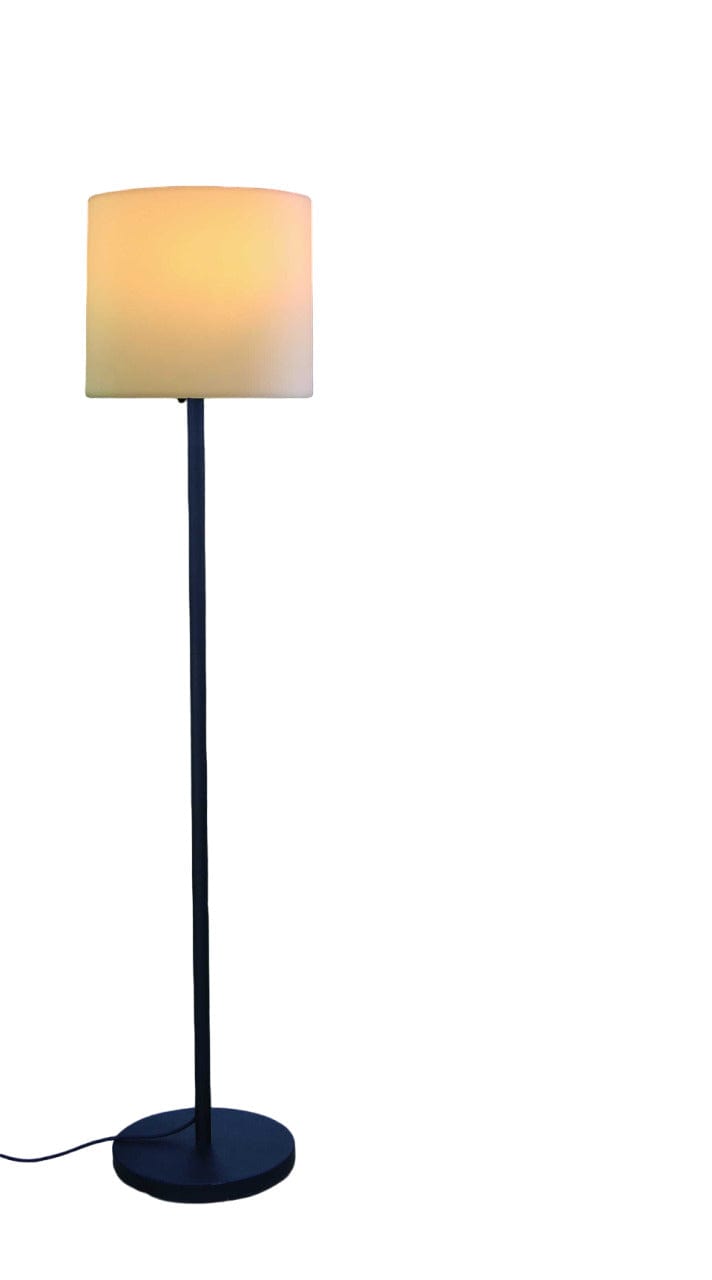 60" Traditional Shaped Floor Lamp With White Drum Shade - Homeroots - Flyclothing LLC
