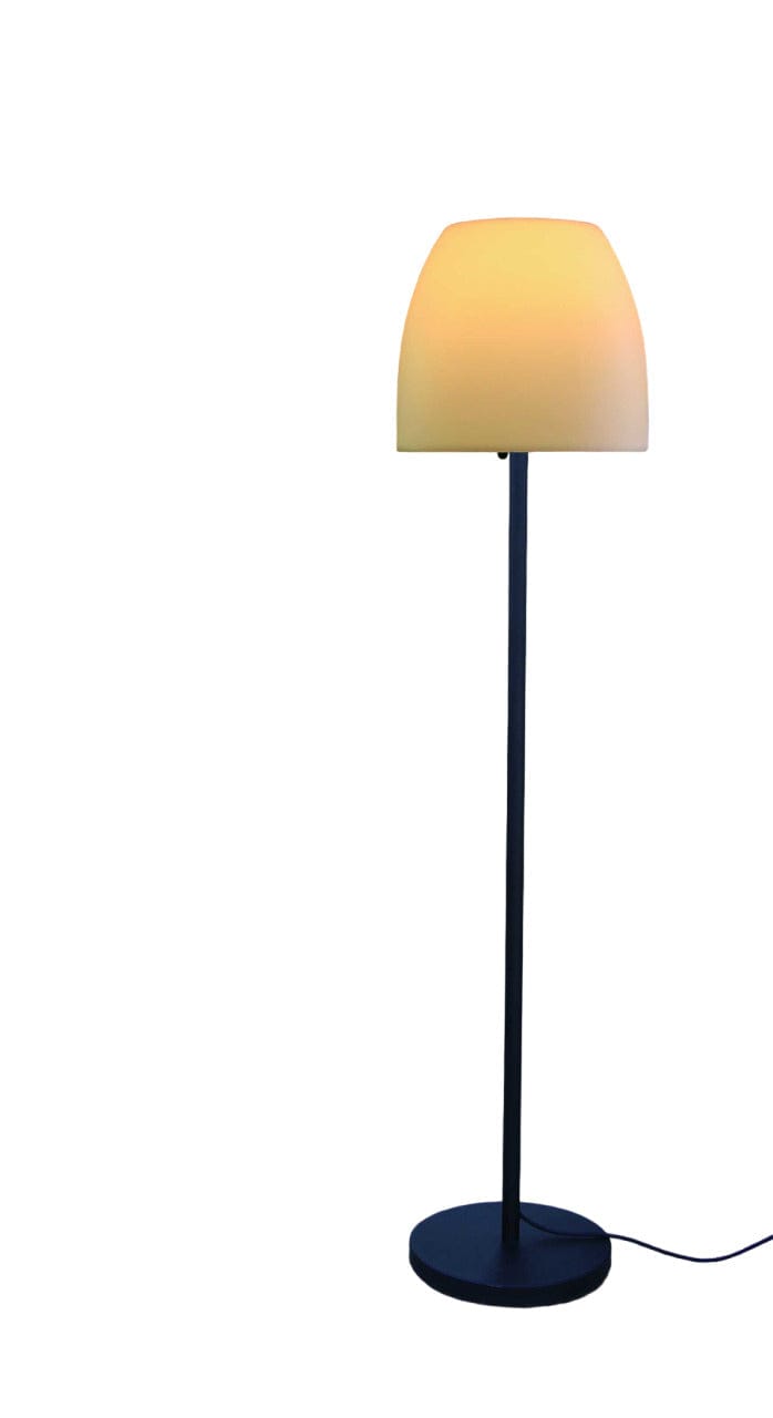 60" Traditional Shaped Floor Lamp With White Bowl Shade - Homeroots - Flyclothing LLC