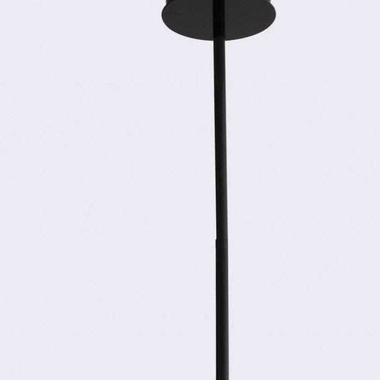 19 X 19 X 40.5 Black Aluminum Pendant Lamp - Homeroots - Flyclothing LLC