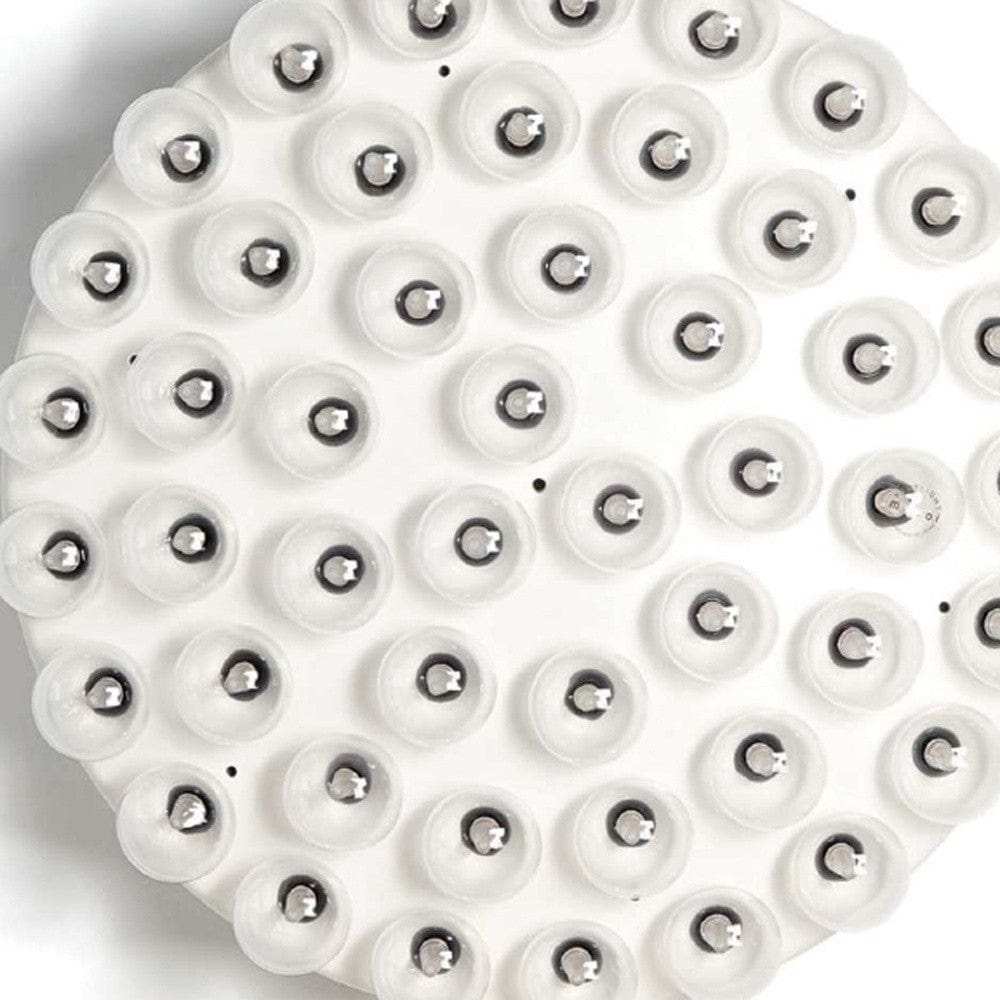 29 X 29 X 7 White Glass Metal Pendant Lamp - Homeroots - Flyclothing LLC