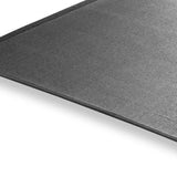 5' Charcoal Square Indoor Outdoor Area Rug - Homeroots - Flyclothing LLC