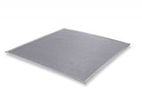5' Light Gray Square Indoor Outdoor Area Rug - Homeroots - Flyclothing LLC