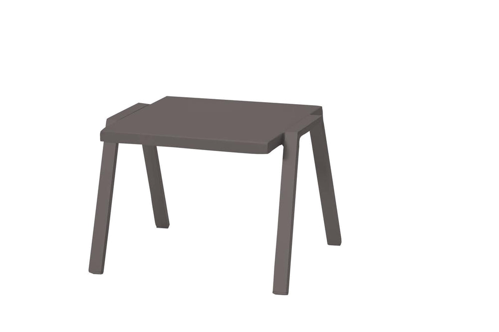 16" Taupe Aluminum End Table - Homeroots