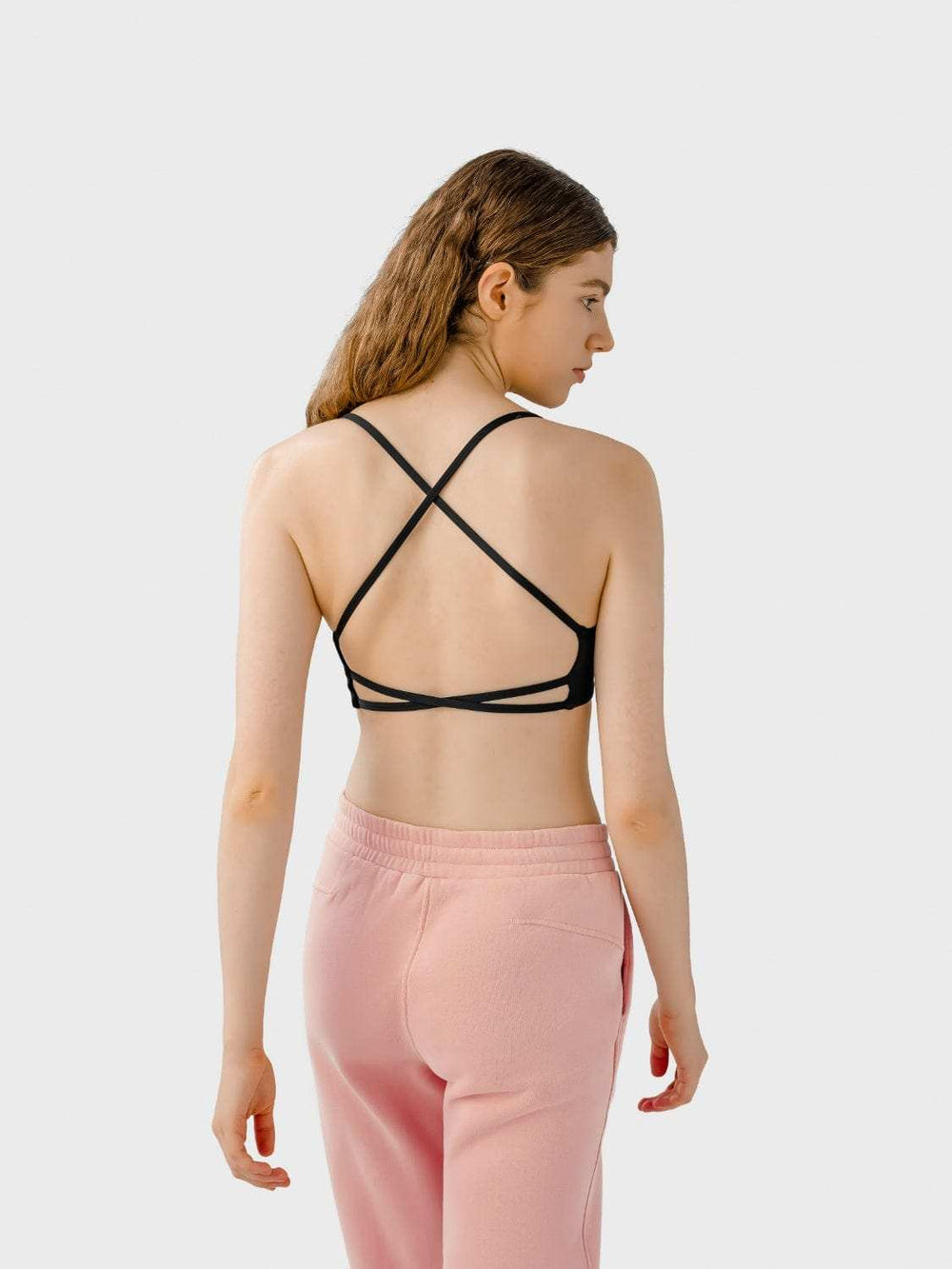 Millennia Crisscross Back Scoop Neck Active Cami with Detachable Chest Pads - Trendsi - Flyclothing LLC