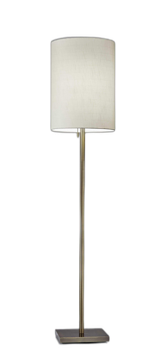 Floor Lamp Classic Silhouette Brass Metal - Homeroots - Flyclothing LLC