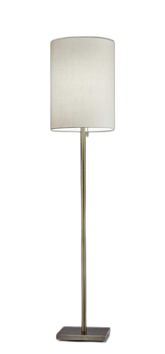 Floor Lamp Classic Silhouette Brass Metal - Homeroots - Flyclothing LLC