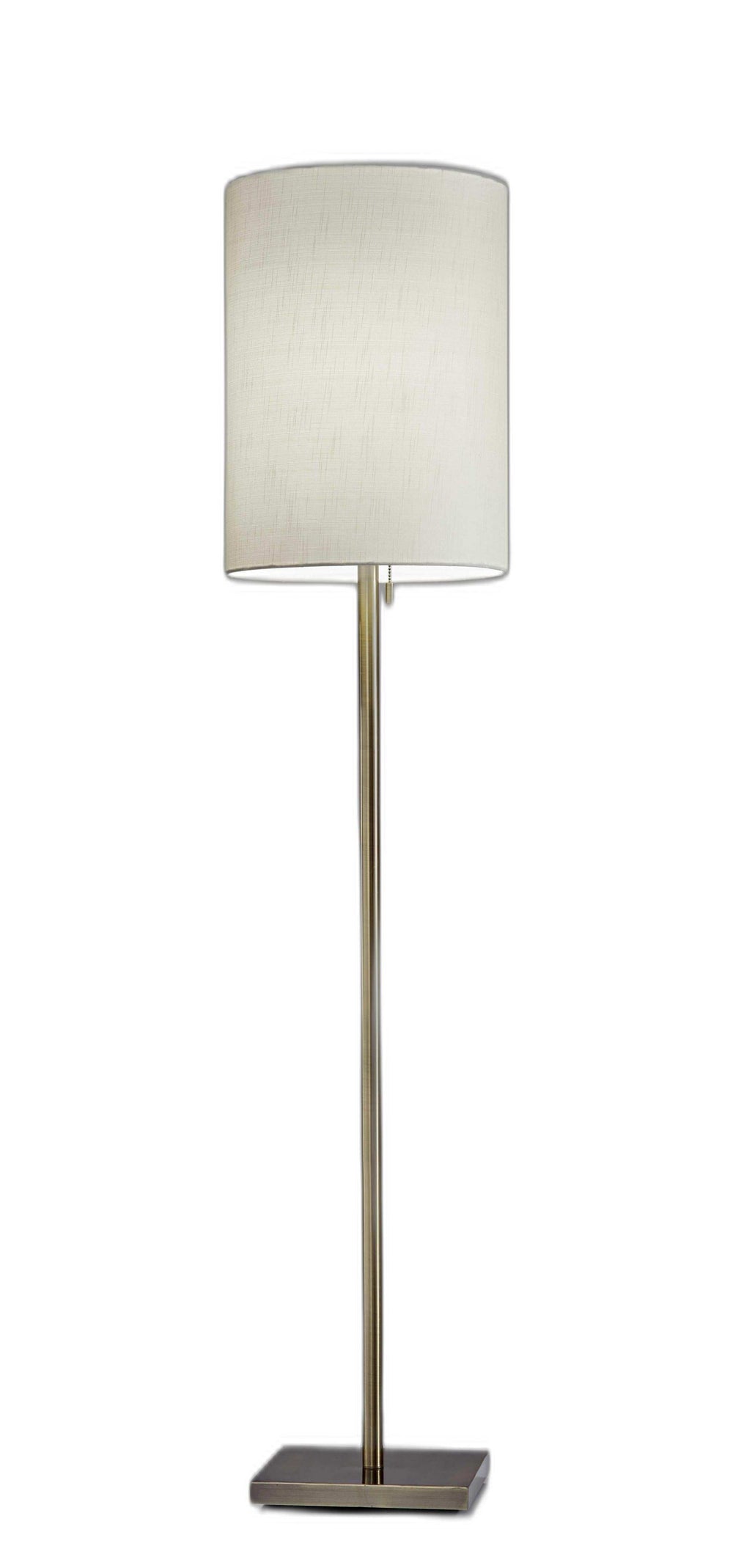 Floor Lamp Classic Silhouette Brass Metal - Homeroots - Flyclothing LLC