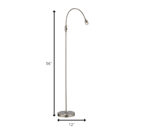 56" Arched Floor Lamp - Homeroots - Flyclothing LLC