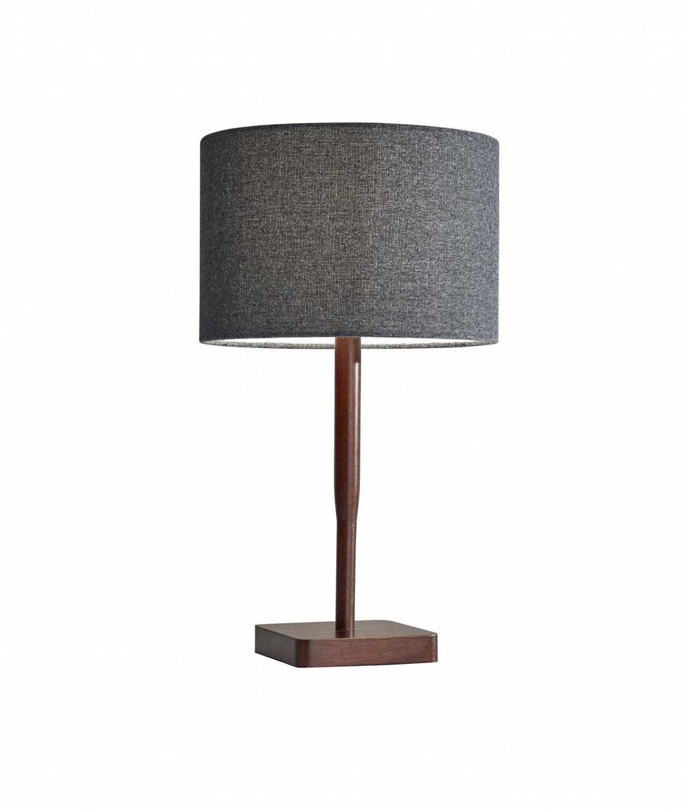 Cozy Cabin Walnut Wood Finish Table Lamp - Homeroots - Flyclothing LLC