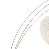 11" X 46"X 82" Brushed Steel Metal Arc Lamp - Homeroots - Flyclothing LLC