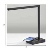Slender Bar Black Metal Led Charging Desk Light - Homeroots - Flyclothing LLC