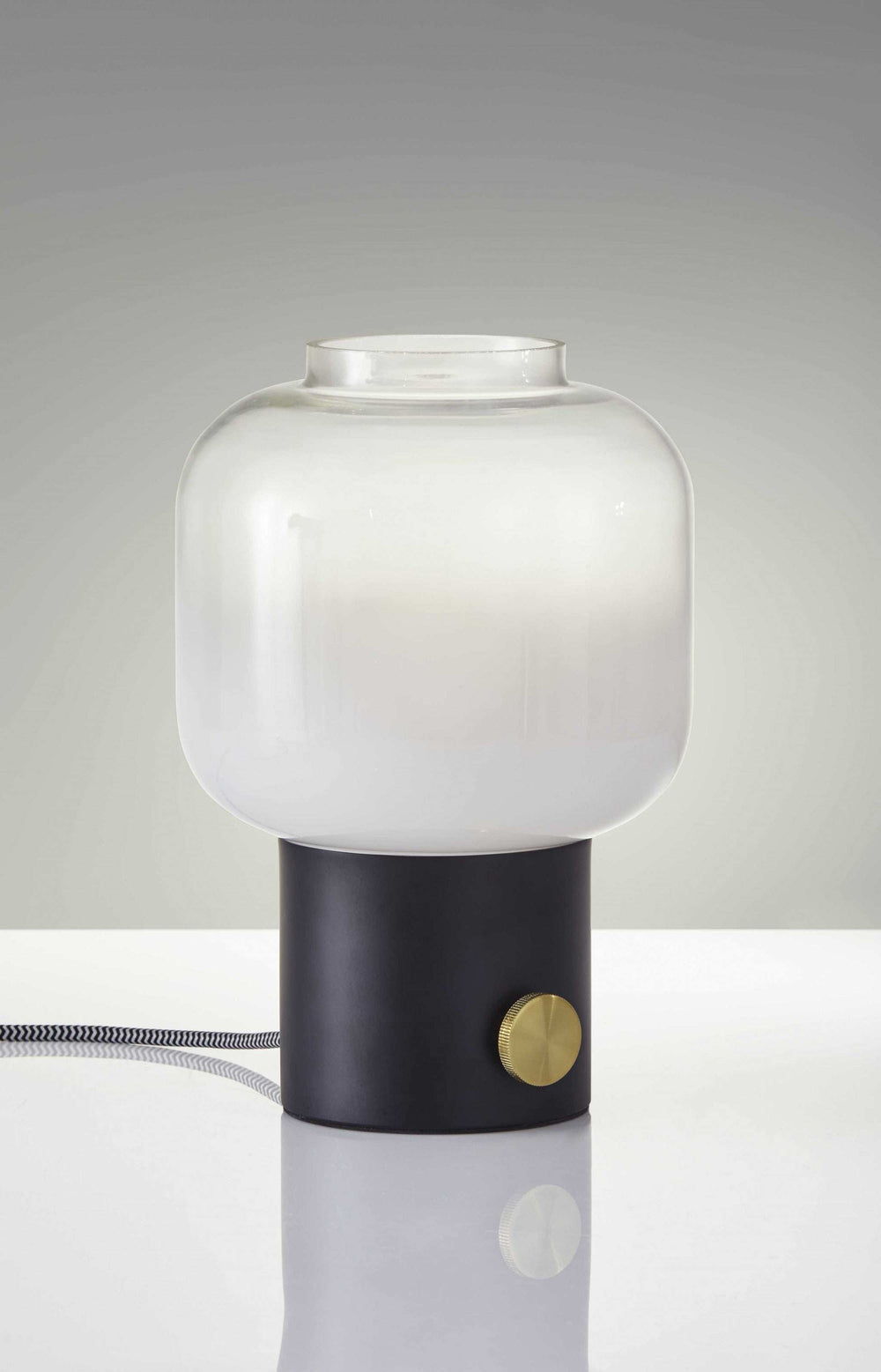 Mod Pod Black Glass Table Lamp - Homeroots - Flyclothing LLC