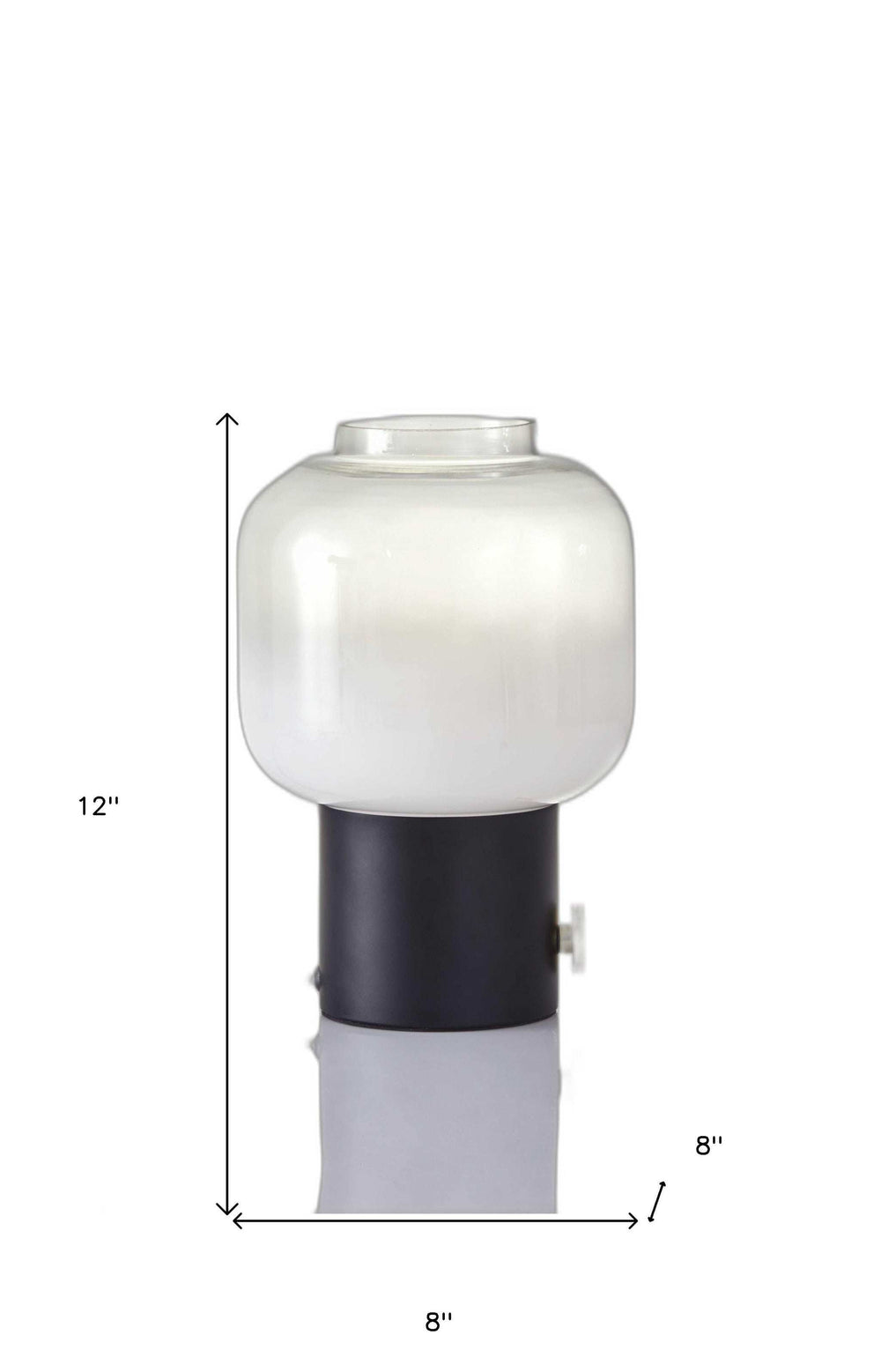 Mod Pod Black Glass Table Lamp - Homeroots - Flyclothing LLC