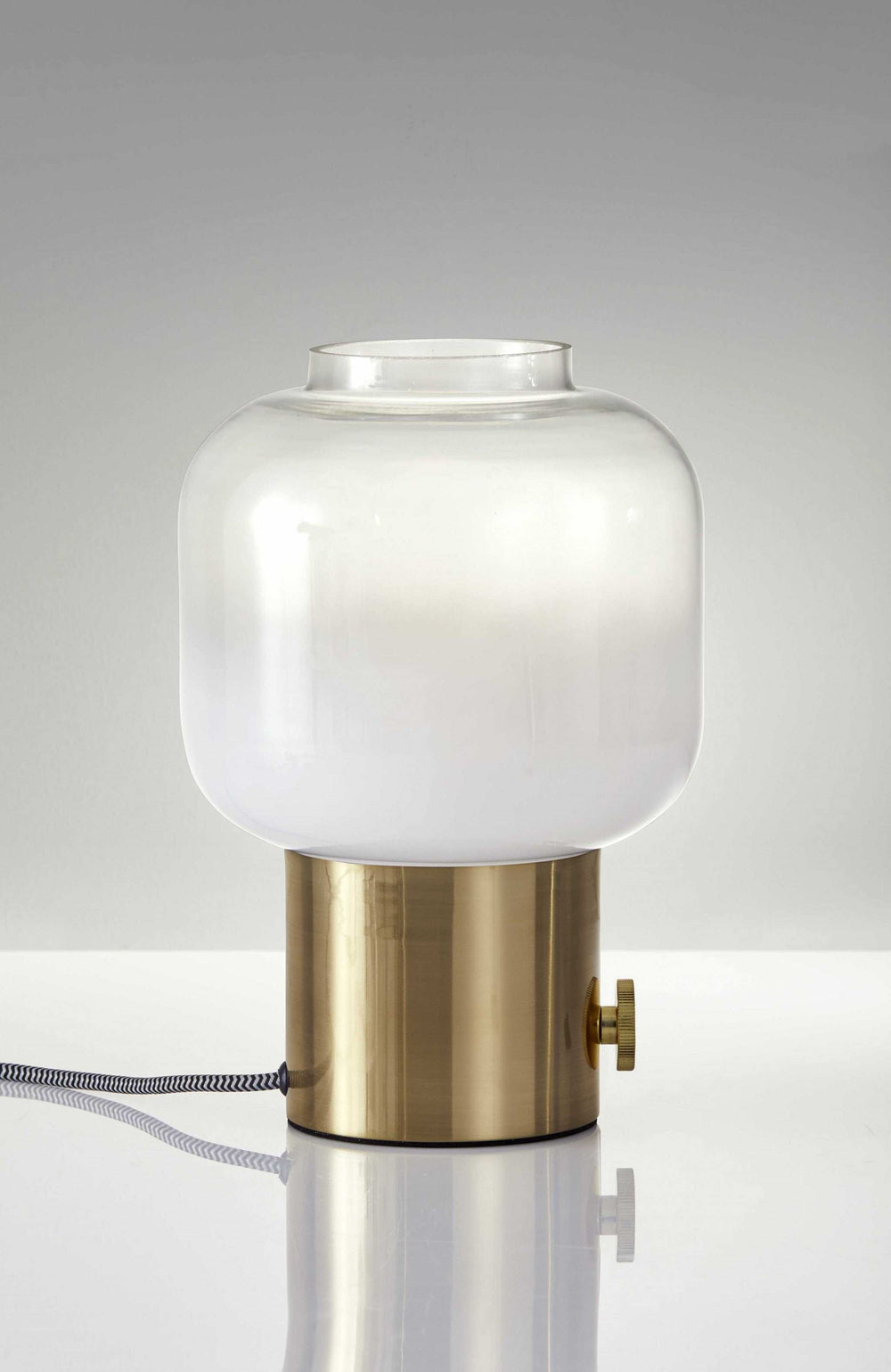 Mod Pod Brass Glass Table Lamp - Homeroots - Flyclothing LLC