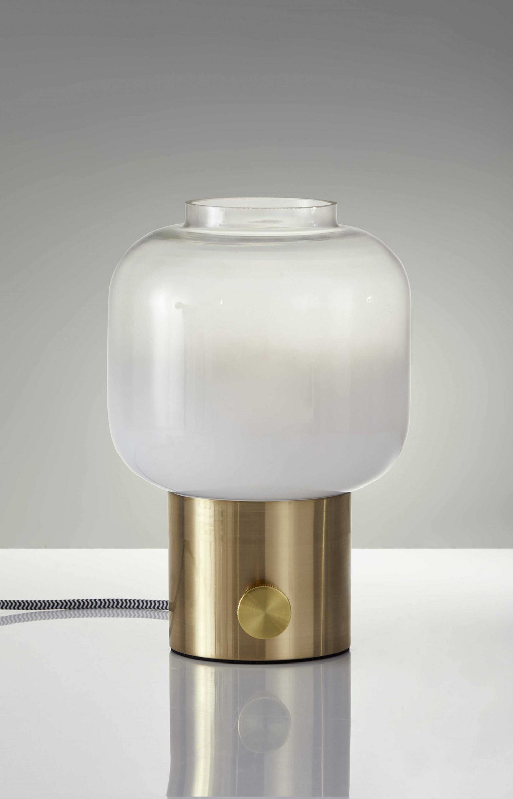 Mod Pod Brass Glass Table Lamp - Homeroots - Flyclothing LLC