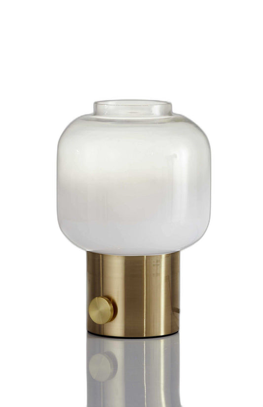 Mod Pod Brass Glass Table Lamp - Homeroots - Flyclothing LLC