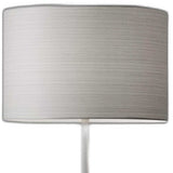 White On White Metal Table Lamp - Homeroots - Flyclothing LLC