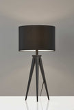 Treble Black Metal Table Lamp - Homeroots - Flyclothing LLC