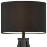 Treble Black Metal Table Lamp - Homeroots - Flyclothing LLC