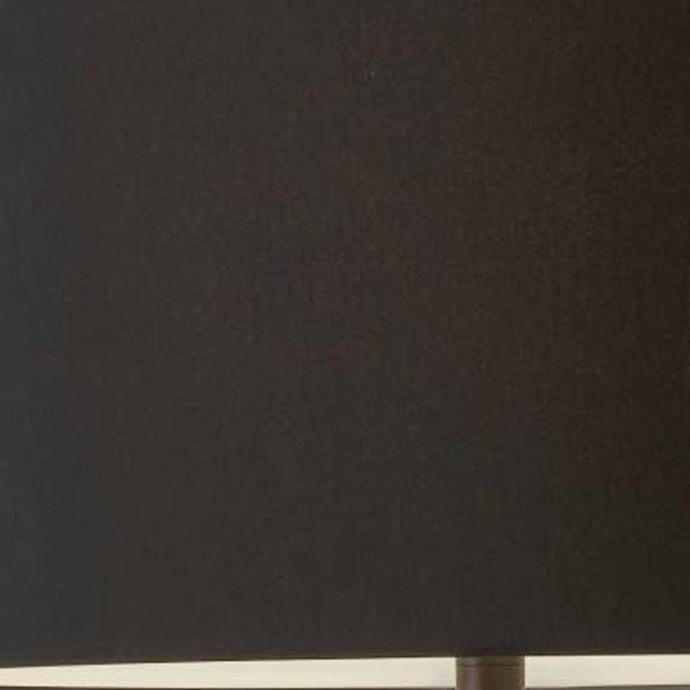 62" Black Tripod Floor Lamp With Black Drum Shade - Homeroots - Flyclothing LLC
