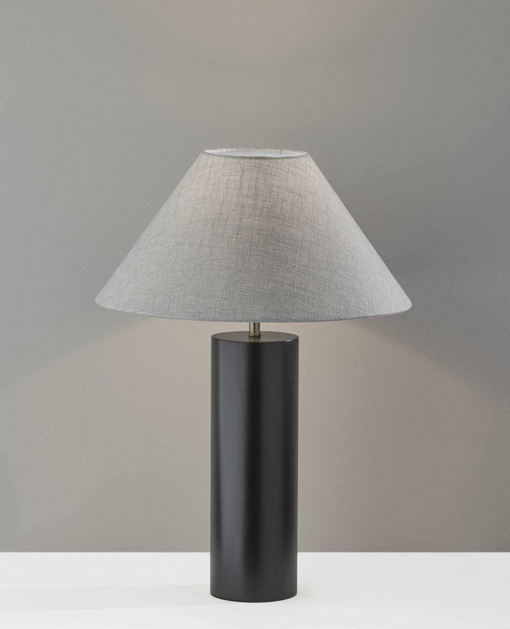 Canopy Black Wood Block Table Lamp - Homeroots - Flyclothing LLC