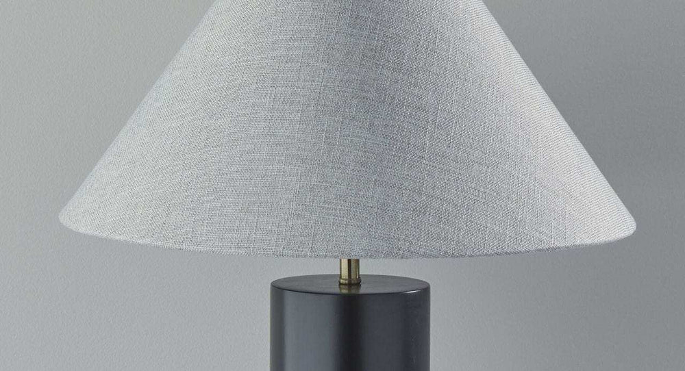 Canopy Black Wood Block Table Lamp - Homeroots - Flyclothing LLC