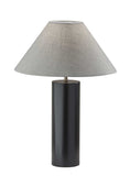Canopy Black Wood Block Table Lamp - Homeroots - Flyclothing LLC