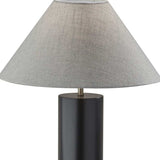 Canopy Black Wood Block Table Lamp - Homeroots - Flyclothing LLC