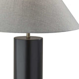 Canopy Black Wood Block Table Lamp - Homeroots - Flyclothing LLC