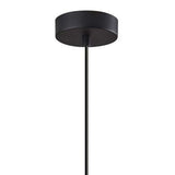 Gnome Smoked Glass Black Metal Pendant Lamp - Homeroots - Flyclothing LLC