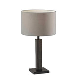 Black Wood Monument Table Lamp - Homeroots - Flyclothing LLC