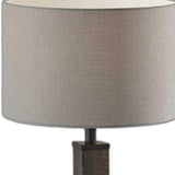 Black Wood Monument Table Lamp - Homeroots - Flyclothing LLC