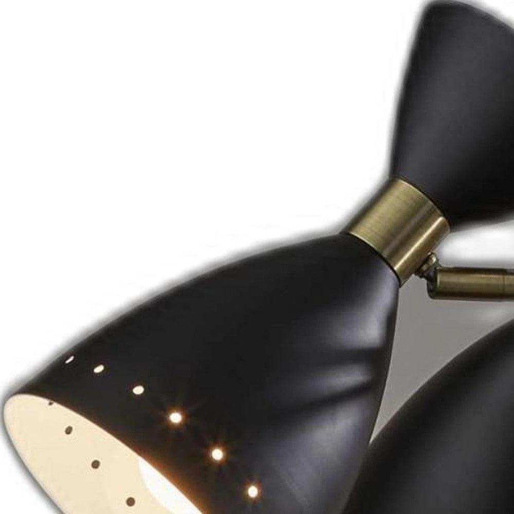 Cinco Diabolo Adjustable Black Metal Pendant - Homeroots - Flyclothing LLC