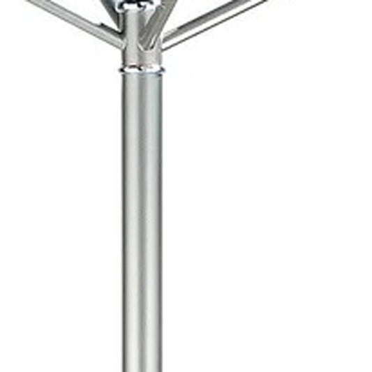 14" X 70" Champagne Powder Coated Steel Umbrella Stand Coat Rack - Homeroots