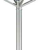 14" X 70" Champagne Powder Coated Steel Umbrella Stand Coat Rack - Homeroots - Flyclothing LLC