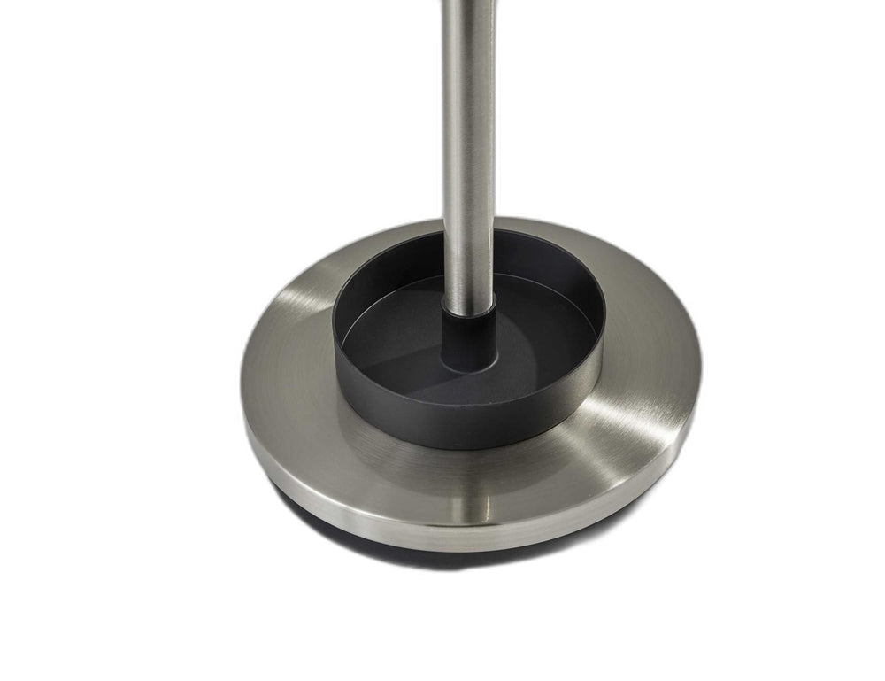 13" X 68" Brushed Steel Brushed Steel Stand Coat Rack - Homeroots - Flyclothing LLC