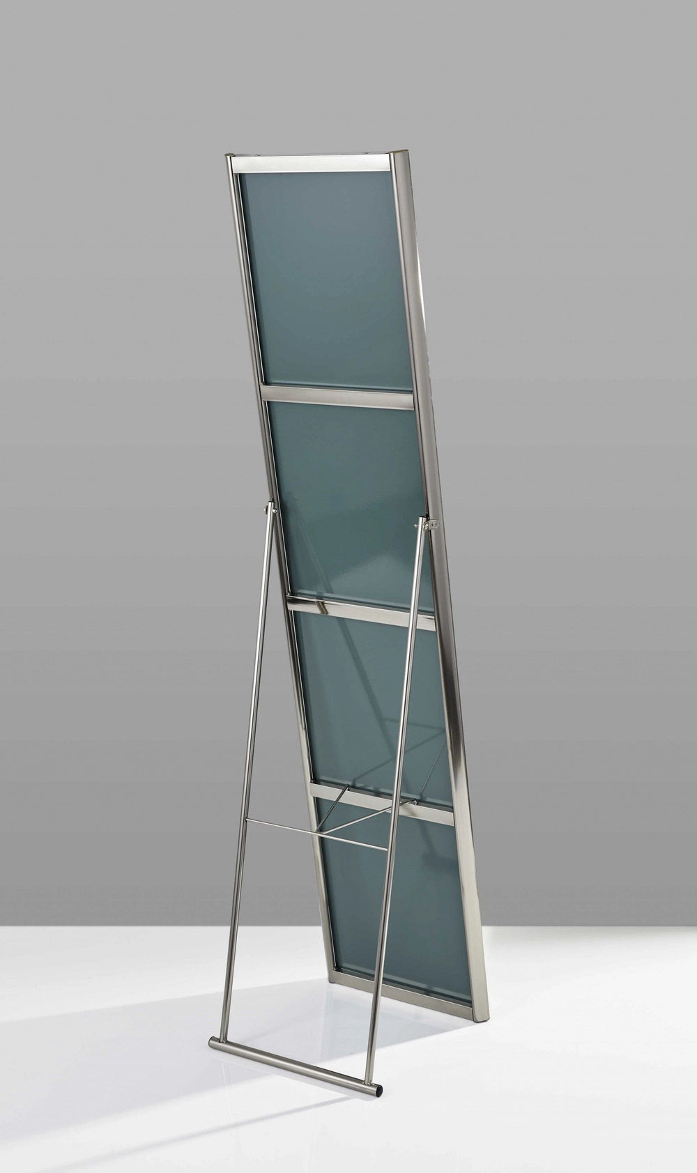 59" Silver Metal Framed Cheval Standing Mirror - Homeroots - Flyclothing LLC