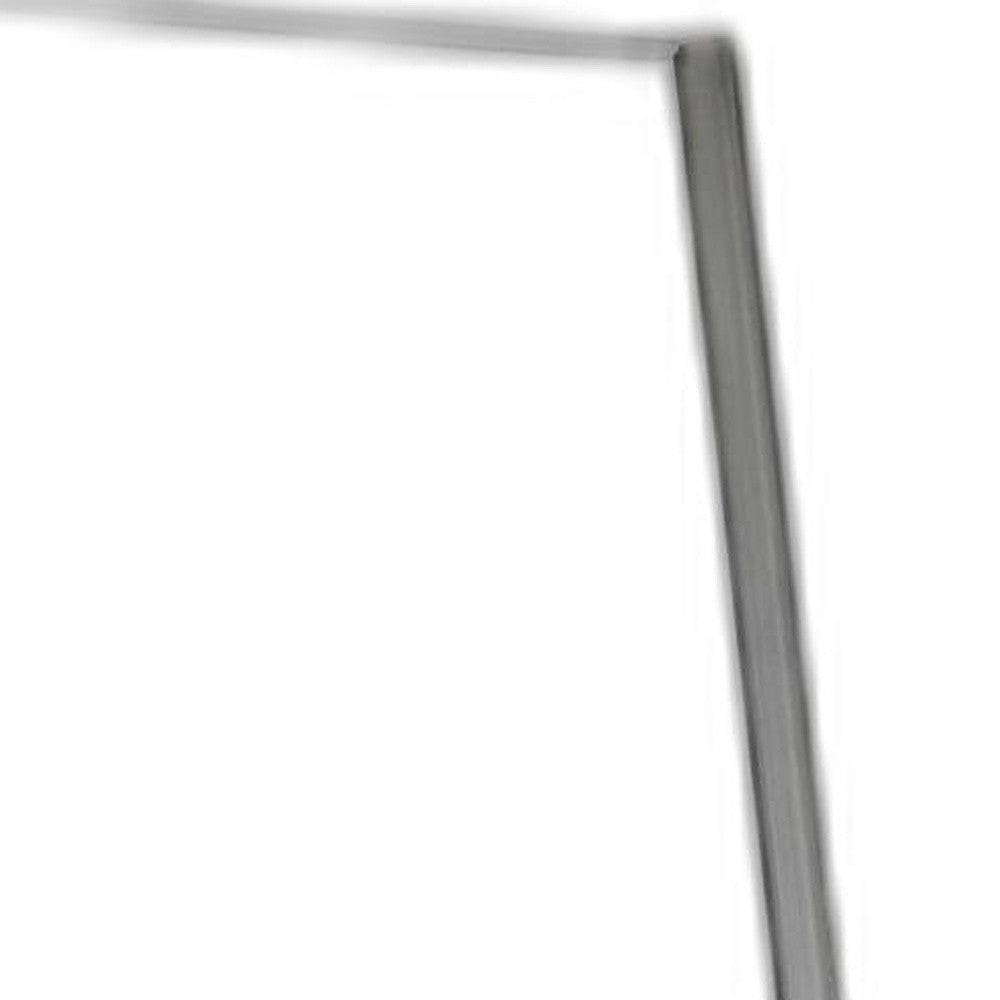 59" Silver Metal Framed Cheval Standing Mirror - Homeroots - Flyclothing LLC