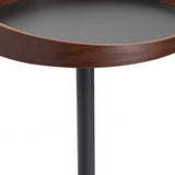 18" X 18" X 20-21.5" Black End Table - Homeroots - Flyclothing LLC