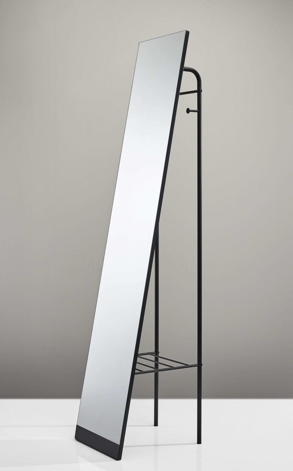 Black Rectangle Cheval Standing Metal Mirror - Homeroots - Flyclothing LLC