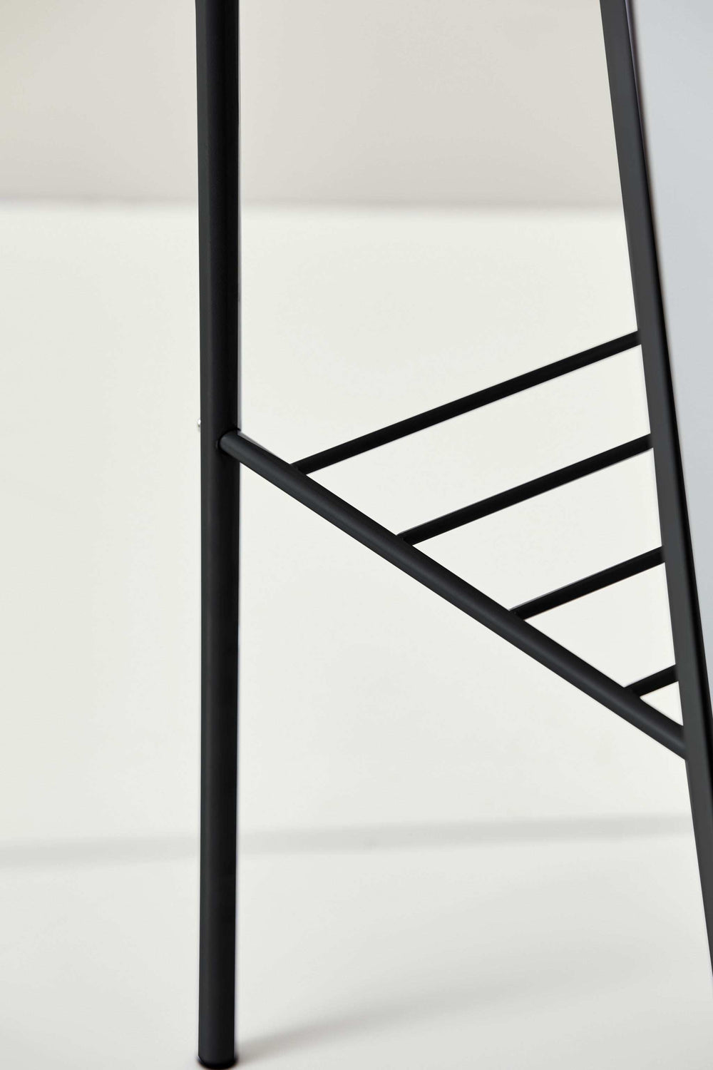 Black Rectangle Cheval Standing Metal Mirror - Homeroots - Flyclothing LLC