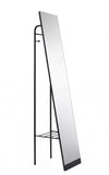 Black Rectangle Cheval Standing Metal Mirror - Homeroots - Flyclothing LLC